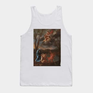 The Return of the Holy Family to Nazareth by Nicolas Poussin Tank Top